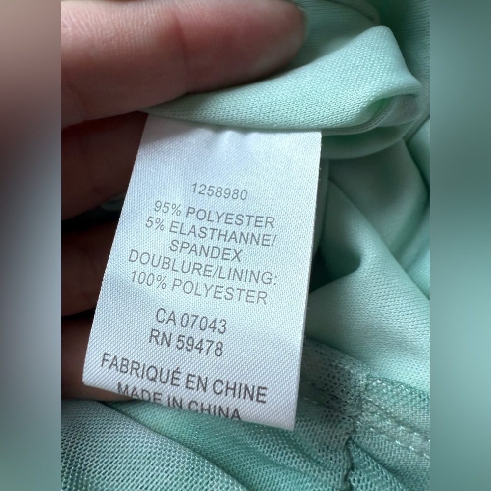 House of Harlow 1960 Mint Green Teal Tie Dye Ruched Maxi Skirt - Picture 6 of 11